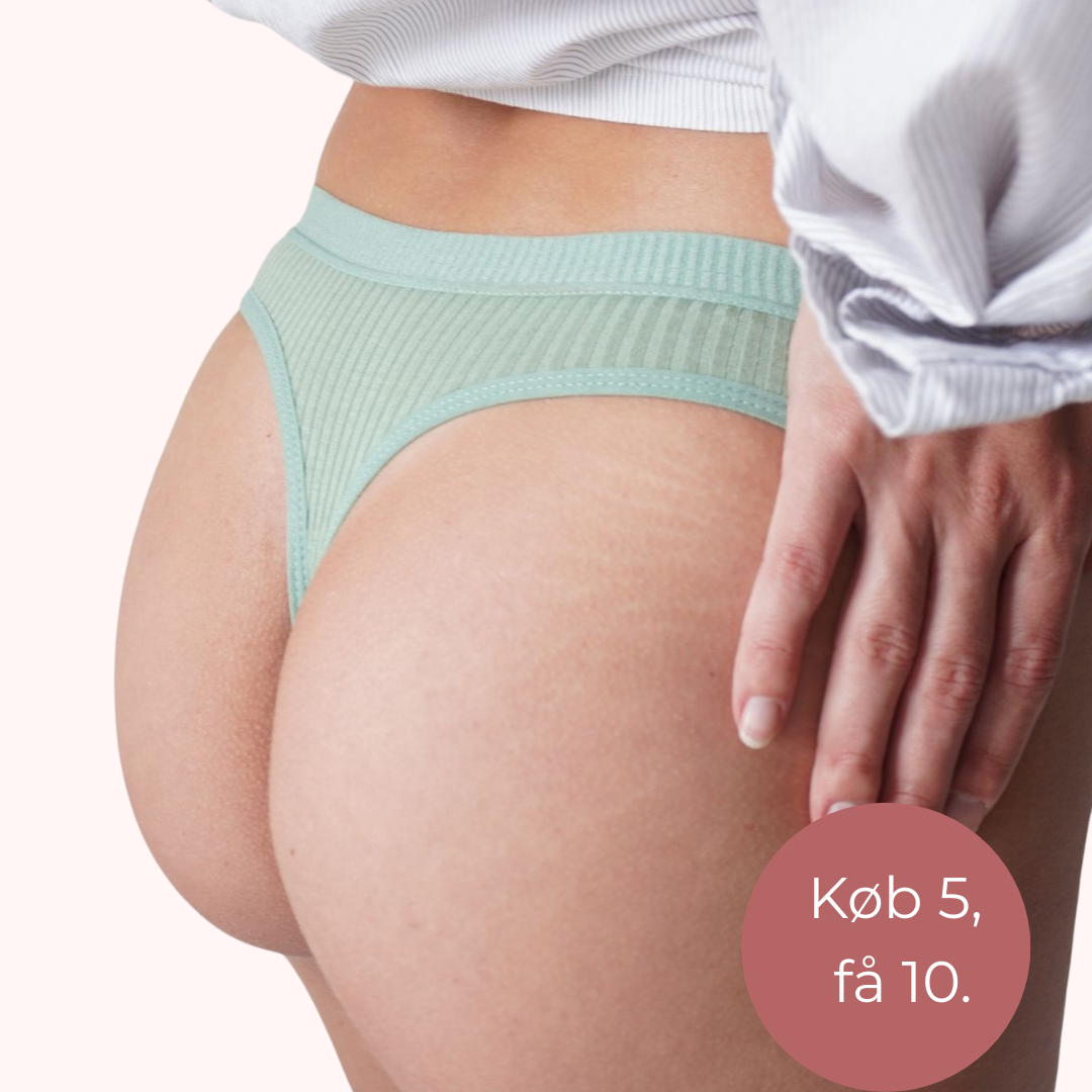 Cotton Confort Thong - Køb 5 få 10