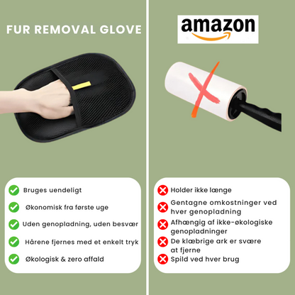 PawBrush™ Genanvendelig & Miljøvenlig Hårfjerningshandske