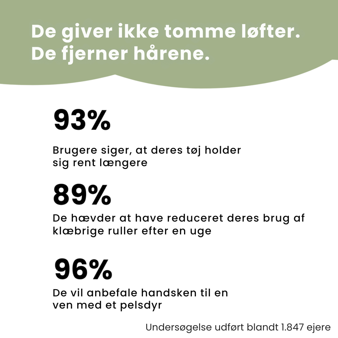 PawBrush™ Genanvendelig & Miljøvenlig Hårfjerningshandske