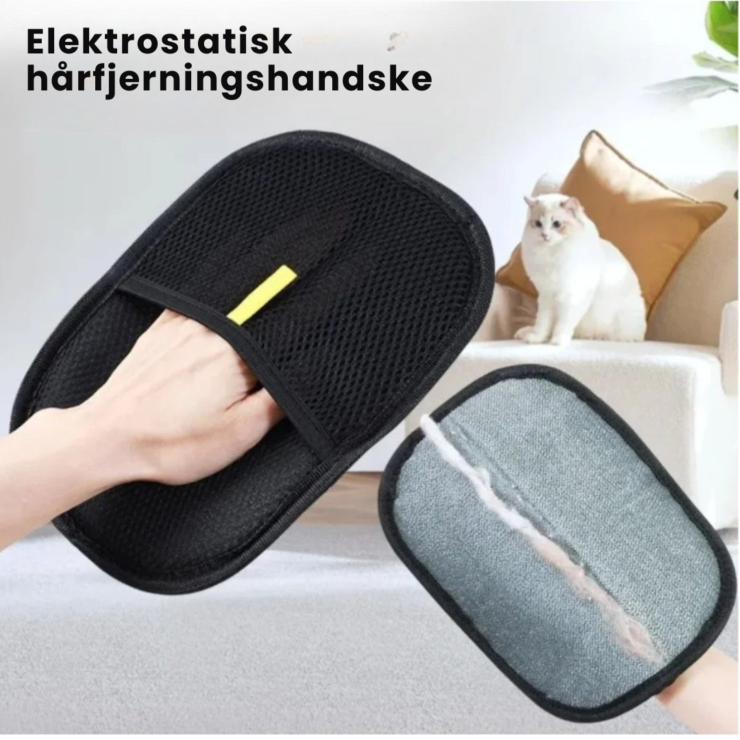 PawBrush™ Genanvendelig & Miljøvenlig Hårfjerningshandske