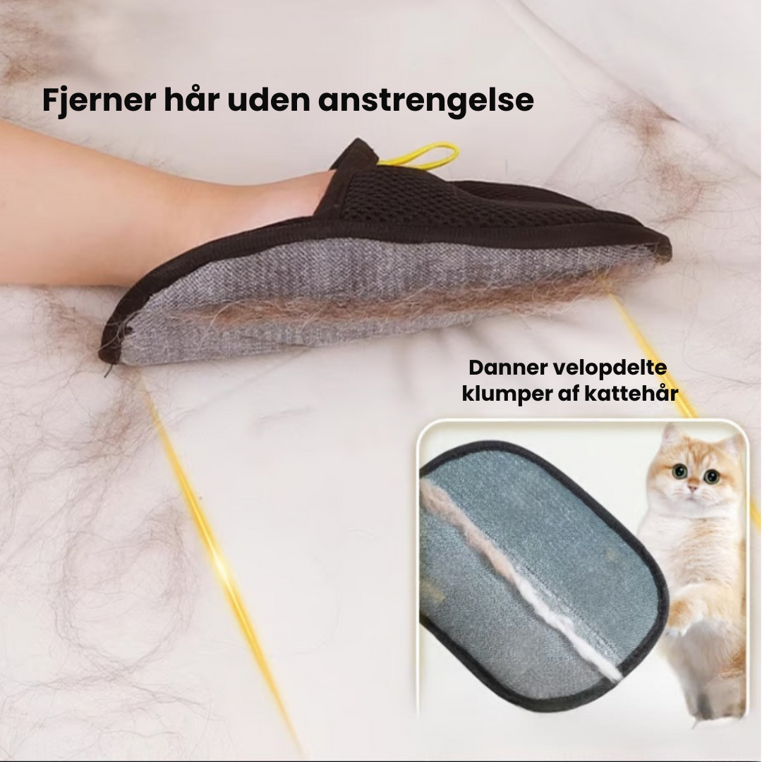 PawBrush™ Genanvendelig & Miljøvenlig Hårfjerningshandske