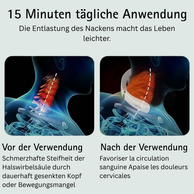 Vitalblom® Tragbarer Nackenmassagegerät