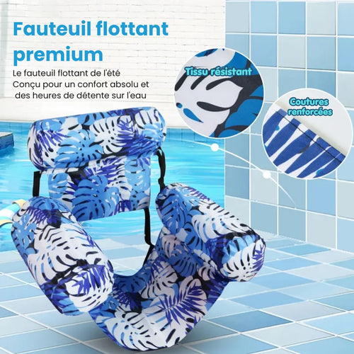 AquaZen™ Le fauteuil flottant premium qui transforme chaque baignade en un véritable moment de détente