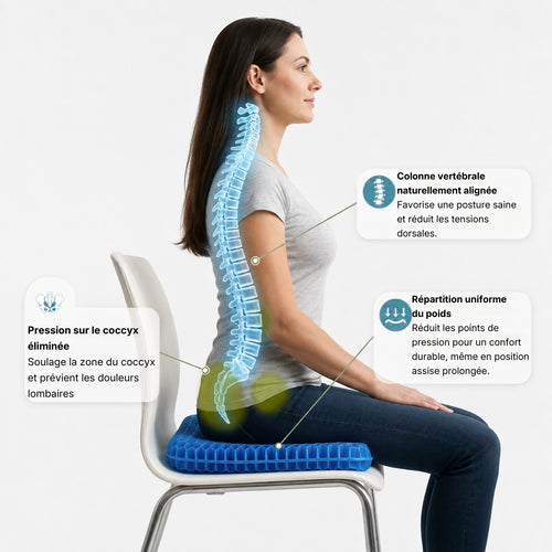 Le coussin Auto qui transforme vos longues heures assises en moments plus confortables
