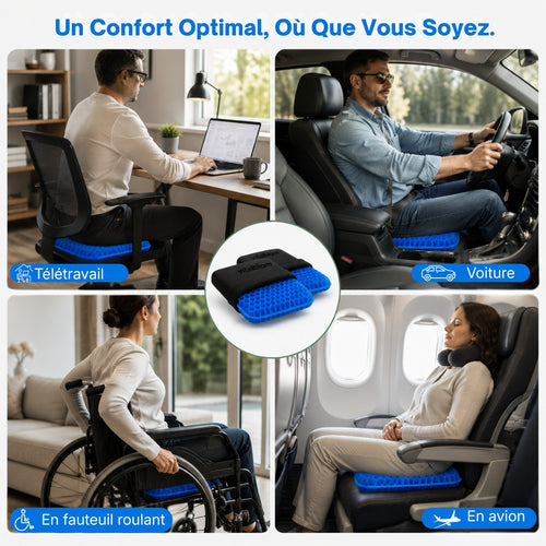Le coussin Auto qui transforme vos longues heures assises en moments plus confortables