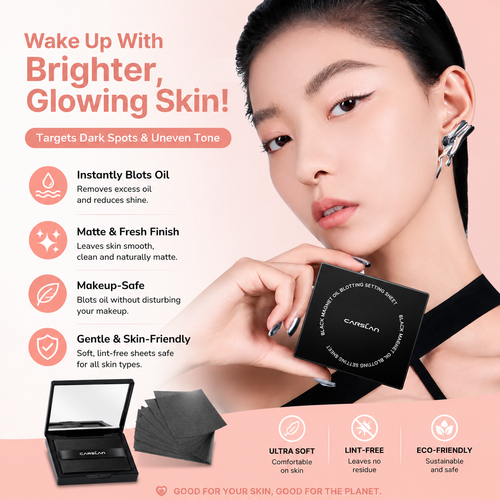Keep Fresh 3 IN 1 Blotting Sheet with Mirror