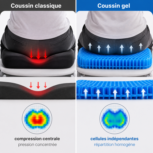 Le coussin Auto qui transforme vos longues heures assises en moments plus confortables