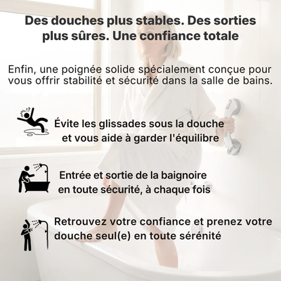 Barre d'appui pour douche