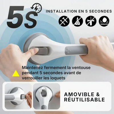 Barre d'appui pour douche