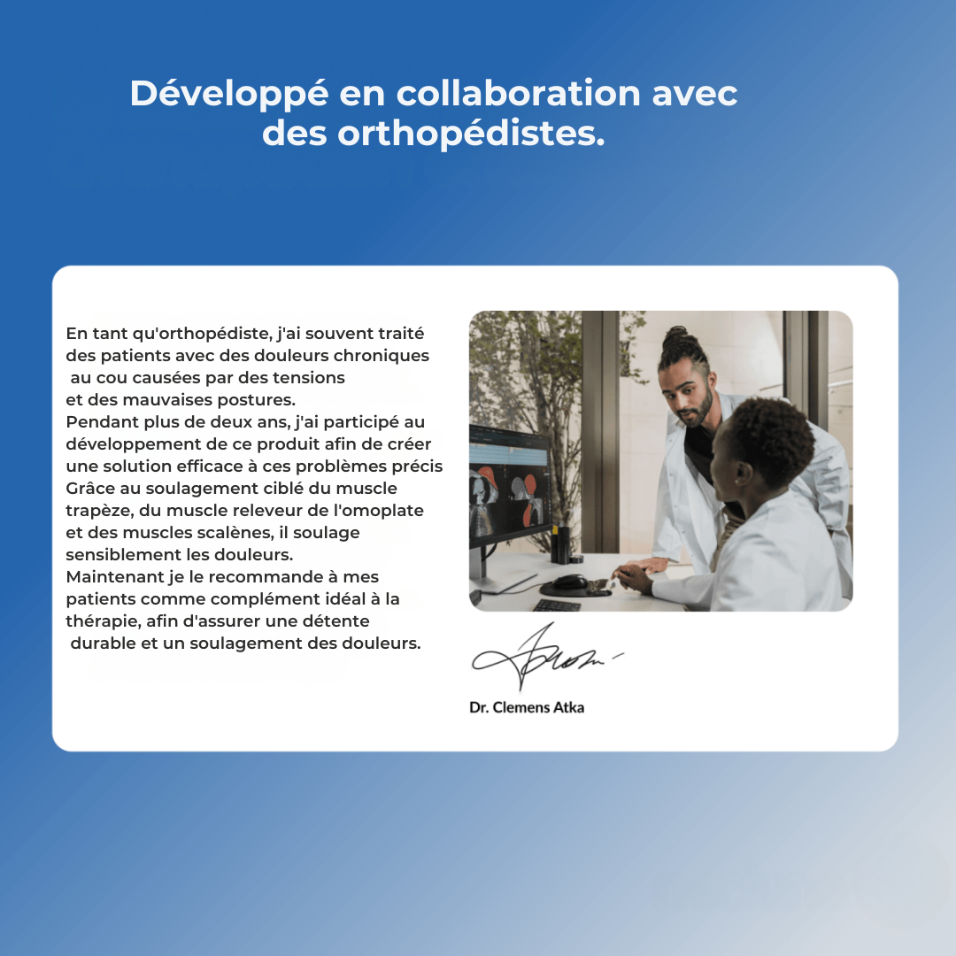 NeckZen™ 4-en-1 Masseur cervical intelligent