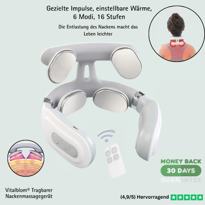 Vitalblom® Tragbarer Nackenmassagegerät